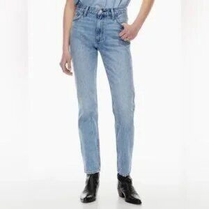 Denim Forum The Romy Mid Rise Classic 30L Jean Size 27 Blue
